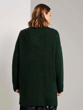 Langer Stehkragen Pullover - Frauen - deep green melange Langer Stehkragen Pullover - Frauen - deep green melange - 2 - TOM TAILOR Denim