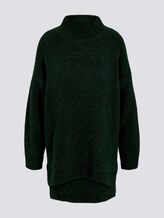 Langer Stehkragen Pullover - Frauen - deep green melange Langer Stehkragen Pullover - Frauen - deep green melange - 7 - TOM TAILOR Denim