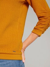 Strukturiertes Sweatshirt - Frauen - orange yellow Strukturiertes Sweatshirt - Frauen - orange yellow - 9 - TOM TAILOR Denim