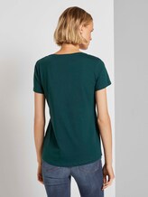 T-Shirt mit Stickerei - Frauen - Deep Green Lake T-Shirt mit Stickerei - Frauen - Deep Green Lake - 2 - TOM TAILOR Denim