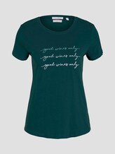 T-Shirt mit Stickerei - Frauen - Deep Green Lake T-Shirt mit Stickerei - Frauen - Deep Green Lake - 7 - TOM TAILOR Denim
