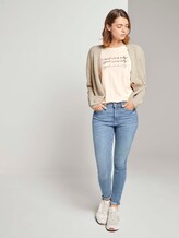 T-Shirt mit Stickerei - Frauen - soft beige T-Shirt mit Stickerei - Frauen - soft beige - 3 - TOM TAILOR Denim
