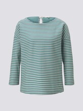 Gestreiftes Shirt mit Schleifendetail - Frauen - mint structure stripe Gestreiftes Shirt mit Schleifendetail - Frauen - mint structure stripe - 7 - TOM TAILOR Denim