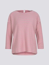 Gestreiftes Shirt mit Schleifendetail - Frauen - white rose mealnge stripe Gestreiftes Shirt mit Schleifendetail - Frauen - white rose mealnge stripe - 7 - TOM TAILOR Denim