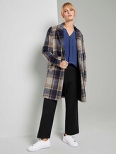 Basic Bluse mit Knopfdetails - Frauen - deep ultramarine blue Basic Bluse mit Knopfdetails - Frauen - deep ultramarine blue - 3 - TOM TAILOR