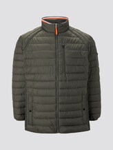Hybrid Steppjacke mit Stehkragen - Männer - Shadow Olive Hybrid Steppjacke mit Stehkragen - Männer - Shadow Olive - 7 - Men Plus