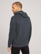 Hoodie mit Kapuzendetail - Männer - Dark Grey Melange Hoodie mit Kapuzendetail - Männer - Dark Grey Melange - 2 - TOM TAILOR