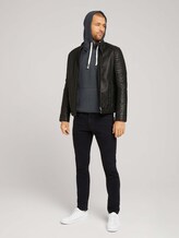 Hoodie mit Kapuzendetail - Männer - Dark Grey Melange Hoodie mit Kapuzendetail - Männer - Dark Grey Melange - 3 - TOM TAILOR