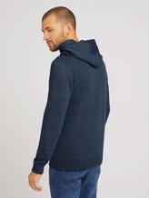 Hoodie mit Kapuzendetail - Männer - sky captain blue white melange Hoodie mit Kapuzendetail - Männer - sky captain blue white melange - 2 - TOM TAILOR