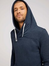 Hoodie mit Kapuzendetail - Männer - sky captain blue white melange Hoodie mit Kapuzendetail - Männer - sky captain blue white melange - 9 - TOM TAILOR