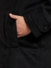 Mantel mit Steppjacken-Einsatz - Männer - Black Mantel mit Steppjacken-Einsatz - Männer - Black - 9 - Men Plus