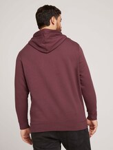 Hoodie mit Logo-Print - Männer - Dusty Wildberry Red Hoodie mit Logo-Print - Männer - Dusty Wildberry Red - 2 - Men Plus