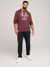 Hoodie mit Logo-Print - Männer - Dusty Wildberry Red Hoodie mit Logo-Print - Männer - Dusty Wildberry Red - 3 - Men Plus