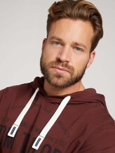 Hoodie mit Logo Print - Männer - Decadent Bordeaux Hoodie mit Logo Print - Männer - Decadent Bordeaux - 9 - Men Plus