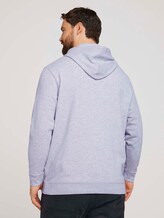 Hoodie mit Logo Print - Männer - Light Stone Grey Melange Hoodie mit Logo Print - Männer - Light Stone Grey Melange - 2 - Men Plus