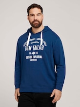 Hoodie mit Logo-Print - Männer - after dark blue Hoodie mit Logo-Print - Männer - after dark blue - 1 - Men Plus