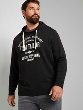 Hoodie mit Logo Print - Männer - Black Hoodie mit Logo Print - Männer - Black - 5 - Men Plus