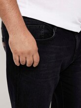 Regular Slim Jeans - Männer - black stone wash denim Regular Slim Jeans - Männer - black stone wash denim - 10 - Men Plus