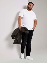 Regular Slim Jeans - Männer - black stone wash denim Regular Slim Jeans - Männer - black stone wash denim - 3 - Men Plus