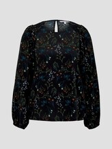 Blouse met dessin met ballonmouwen - Vrouwen - black flower print Blouse met dessin met ballonmouwen - Vrouwen - black flower print - 7 - TOM TAILOR Denim