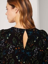 Blouse met dessin met ballonmouwen - Vrouwen - black flower print Blouse met dessin met ballonmouwen - Vrouwen - black flower print - 9 - TOM TAILOR Denim