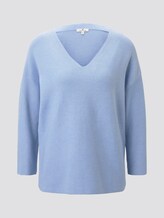 Pullover mit 3/4-Arm - Frauen - sea blue Pullover mit 3/4-Arm - Frauen - sea blue - 7 - TOM TAILOR