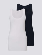Basic Top im Doppelpack - Frauen - Sky Captain Blue Basic Top im Doppelpack - Frauen - Sky Captain Blue - 7 - TOM TAILOR