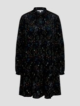 Gemustertes Kleid mit Schleife - Frauen - black flower print Gemustertes Kleid mit Schleife - Frauen - black flower print - 7 - TOM TAILOR Denim