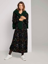 Midi Blusenkleid mit Blumenmuster - Frauen - black flower print Midi Blusenkleid mit Blumenmuster - Frauen - black flower print - 3 - TOM TAILOR Denim