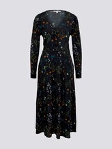 Midi Blusenkleid mit Blumenmuster - Frauen - black flower print Midi Blusenkleid mit Blumenmuster - Frauen - black flower print - 7 - TOM TAILOR Denim