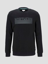 Sweatshirt mit Print - Männer - Black Sweatshirt mit Print - Männer - Black - 7 - TOM TAILOR Denim