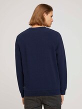 Sweatshirt mit Reißverschluss - Männer - Sky Captain Blue Sweatshirt mit Reißverschluss - Männer - Sky Captain Blue - 2 - TOM TAILOR Denim