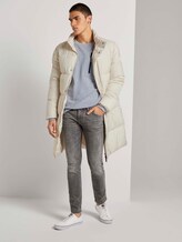 Sweatshirt mit Reißverschluss - Männer - Light Stone Grey Melange Sweatshirt mit Reißverschluss - Männer - Light Stone Grey Melange - 3 - TOM TAILOR Denim