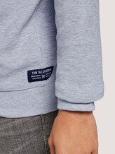 Sweatshirt mit Reißverschluss - Männer - Light Stone Grey Melange Sweatshirt mit Reißverschluss - Männer - Light Stone Grey Melange - 9 - TOM TAILOR Denim