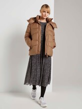 Gemustertes Midikleid aus Mesh - Frauen - black-melange-black Gemustertes Midikleid aus Mesh - Frauen - black-melange-black - 3 - TOM TAILOR
