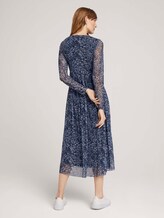 Gemustertes Midikleid aus Mesh - Frauen - navy flower design Gemustertes Midikleid aus Mesh - Frauen - navy flower design - 2 - TOM TAILOR