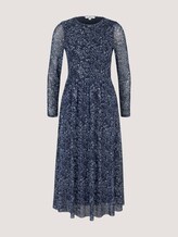 Gemustertes Midikleid aus Mesh - Frauen - navy flower design Gemustertes Midikleid aus Mesh - Frauen - navy flower design - 7 - TOM TAILOR