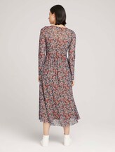 Gemustertes Midikleid aus Mesh - Frauen - pink blue multicolor ditsy Gemustertes Midikleid aus Mesh - Frauen - pink blue multicolor ditsy - 2 - TOM TAILOR