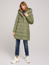 Puffermantel mit breitem Kapuzenkragen - Frauen - greyish green Puffermantel mit breitem Kapuzenkragen - Frauen - greyish green - 3 - TOM TAILOR