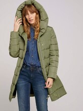 Puffermantel mit breitem Kapuzenkragen - Frauen - greyish green Puffermantel mit breitem Kapuzenkragen - Frauen - greyish green - 5 - TOM TAILOR