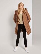 Puffermantel mit breitem Kapuzenkragen - Frauen - light chestnut Puffermantel mit breitem Kapuzenkragen - Frauen - light chestnut - 3 - TOM TAILOR