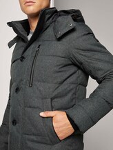 Pufferjacke mit abnehmbarer Kaupze - Männer - mid grey structure Pufferjacke mit abnehmbarer Kaupze - Männer - mid grey structure - 10 - TOM TAILOR