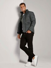 Pufferjacke mit abnehmbarer Kaupze - Männer - mid grey structure Pufferjacke mit abnehmbarer Kaupze - Männer - mid grey structure - 3 - TOM TAILOR