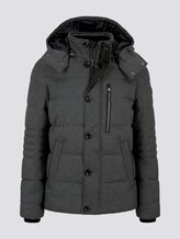 Pufferjacke mit abnehmbarer Kaupze - Männer - mid grey structure Pufferjacke mit abnehmbarer Kaupze - Männer - mid grey structure - 7 - TOM TAILOR