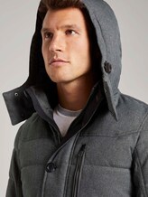 Pufferjacke mit abnehmbarer Kaupze - Männer - mid grey structure Pufferjacke mit abnehmbarer Kaupze - Männer - mid grey structure - 9 - TOM TAILOR