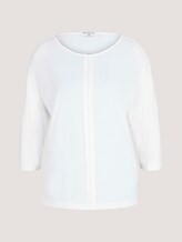 Langarmshirt mit Bio-Baumwolle - Frauen - Whisper White Langarmshirt mit Bio-Baumwolle - Frauen - Whisper White - 7 - TOM TAILOR