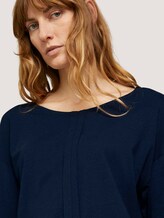 Langarmshirt mit Bio-Baumwolle - Frauen - Sky Captain Blue Langarmshirt mit Bio-Baumwolle - Frauen - Sky Captain Blue - 9 - TOM TAILOR