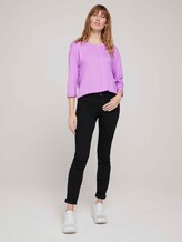 Langarmshirt mit Bio-Baumwolle - Frauen - heather lilac Langarmshirt mit Bio-Baumwolle - Frauen - heather lilac - 3 - TOM TAILOR