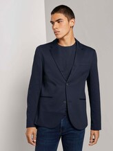 Strukturiertes Sakko - Männer - Sky Captain Blue Non-Solid Strukturiertes Sakko - Männer - Sky Captain Blue Non-Solid - 1 - TOM TAILOR Denim