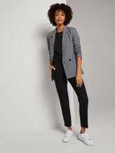 Lockere Bluse mit Rippbündchen - Frauen - Deep Black Lockere Bluse mit Rippbündchen - Frauen - Deep Black - 3 - Mine to five
